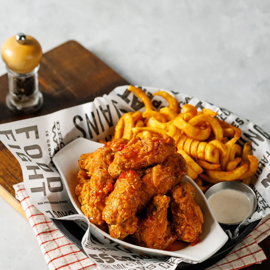 breaded wings